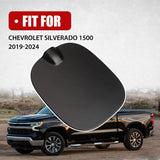 Black Fuel Tank Gas Cap Door Cover for Chevy Silverado 2019-2024 2.7L 3.0L 5.3L – product image 7