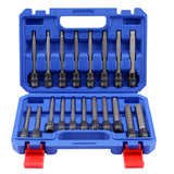WORKPRO 19-Piece 3/8 Inch Drive Extra Long Hex Bit Socket Set