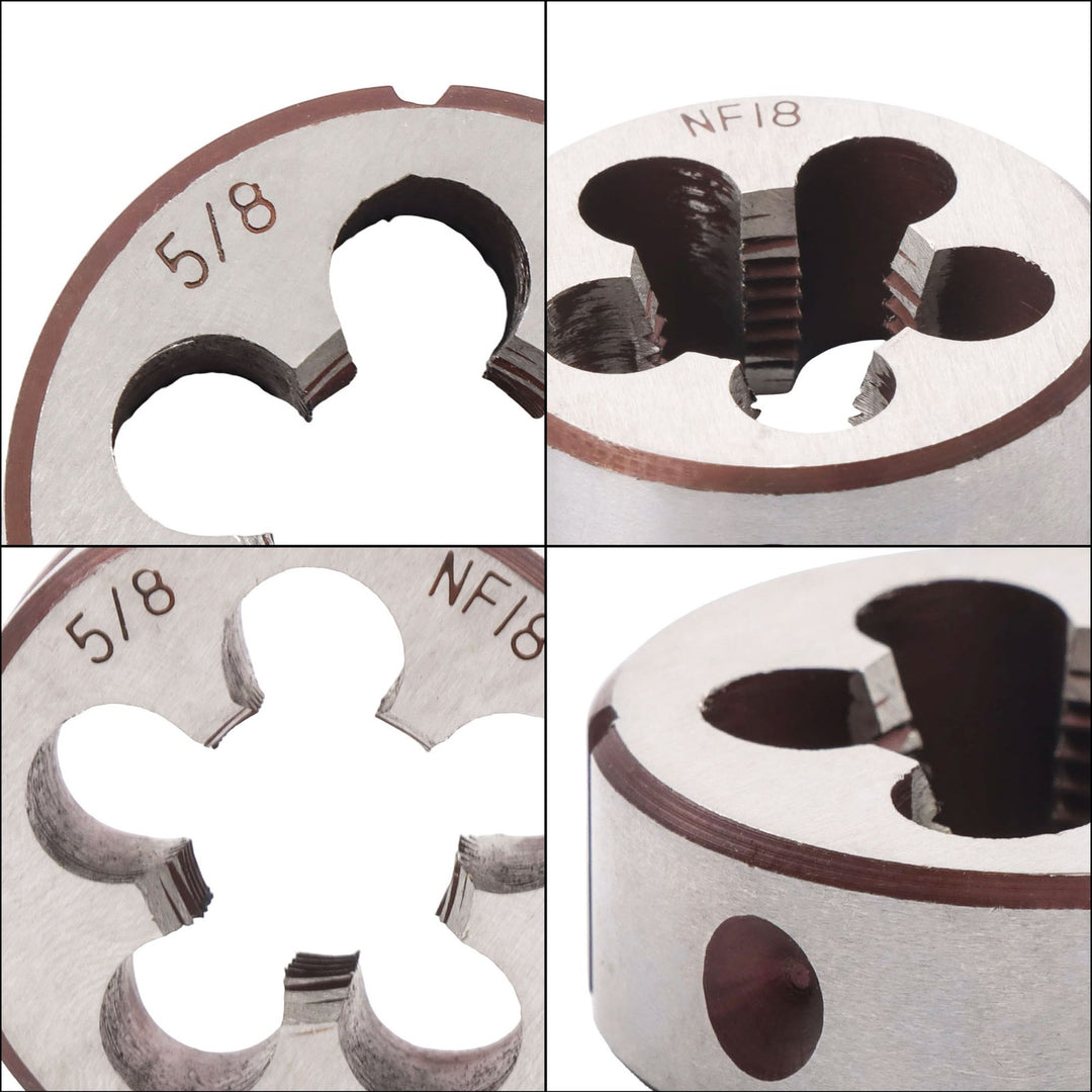 5/8-18 UNF HSS Tap and Round Die Set Right Hand