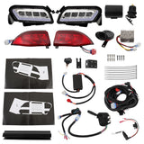 LED Headlight and Tail Light Kit for Club Car Tempo Golf Carts 2018 and Up