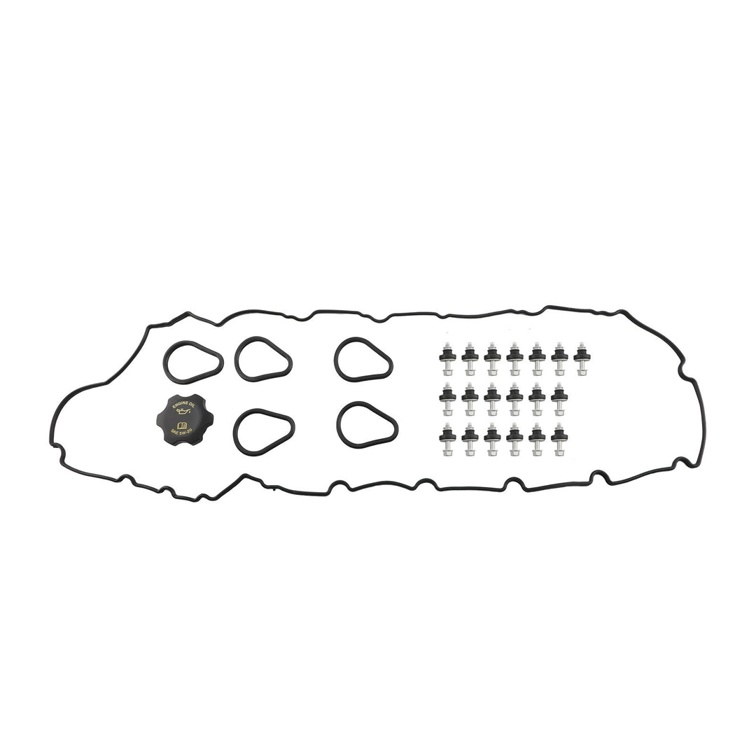 Aluminum Valve Cover with Gasket for 2004-2006 Chevrolet Colorado GMC Canyon 2006 Hummer H3 and Isuzu i-350 3.5L 12591996