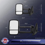 Power Towing Mirror For 2007-2013 Silverado 1500 Extendable Left 20862098 1339-0002L - product image