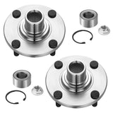 Front Wheel Hub and Bearing Kit Pair for 2000-2011 Ford Focus 518510