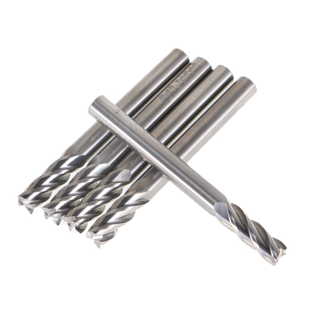 1/4 Inch 4 Flute Ball Nose Carbide End Mill 5 Pack 3/4 Inch LOC 2-1/2 Inch OAL