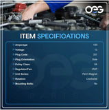 Ford E-150 4.6L Alternator A003TG5591 – 2009–2014 – alternate view