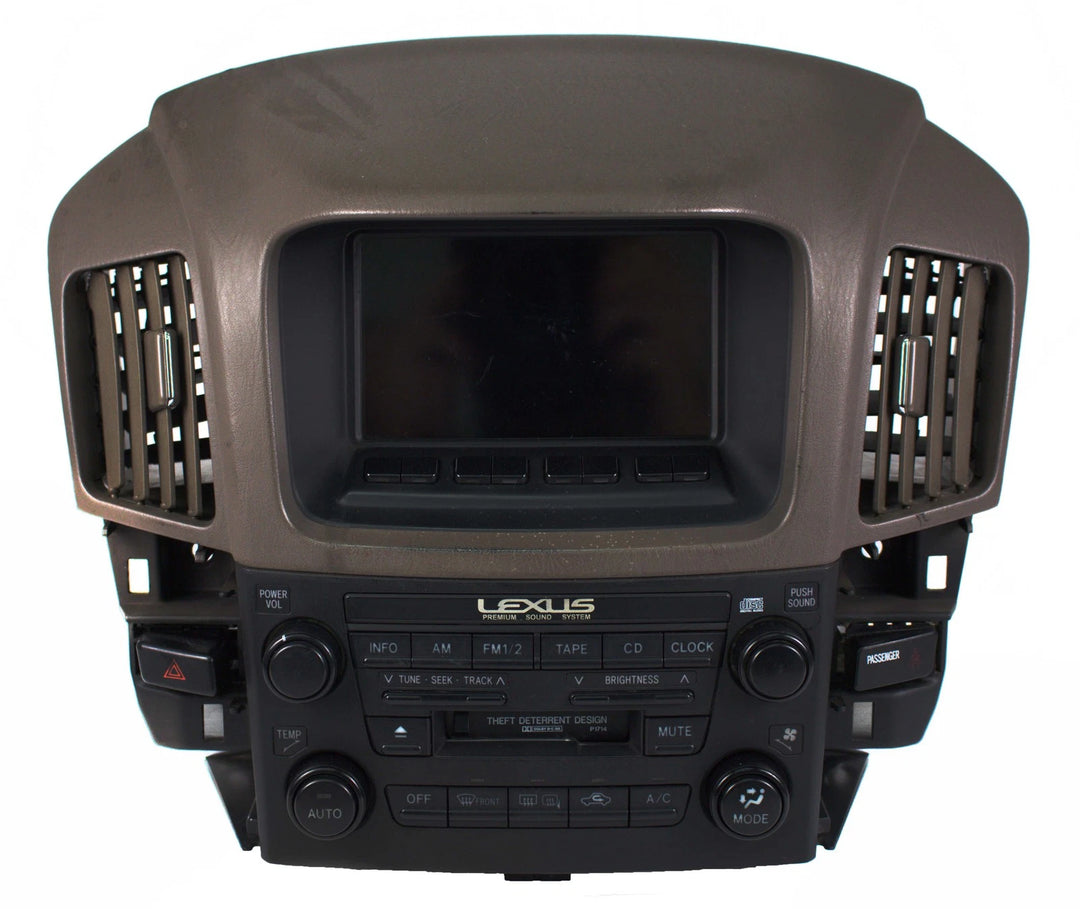 1999-2003 Lexus RX 300 AM/FM Radio Cassette Player CD Controls 86120-48050 P1714 - product image