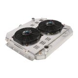 3-Row Aluminum Radiator with Shroud Fans and Relay for 1968-1979 Ford F-100 F-150 F-250 F-350 1978-1979 Bronco