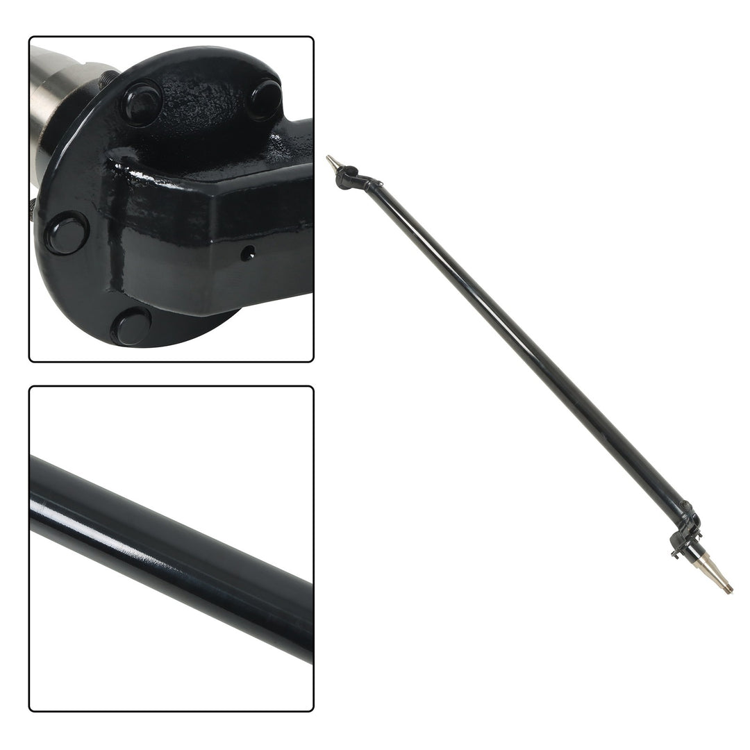 Trailer Axle 89 Inch Hub Face 4 Inch Drop 7000 lb Capacity