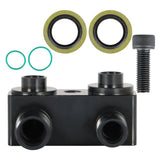 A/C Compressor Adapter Fitting for LS Engine Swaps LS1 LSX Billet Aluminum