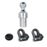 Gooseneck Hitch Ball and Safety Chain Kit for 2016-2020 Silverado Sierra 2500 3500 HD 60692