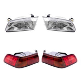 4 Piece Set of Headlights and Quarter Mounted Tail Lights for 1997-1999 Camry 6221-0031C4 - product image