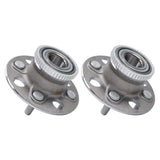 Rear Wheel Hub Bearing Pair for 2001-2005 Honda Civic & Acura EL with ABS 512175