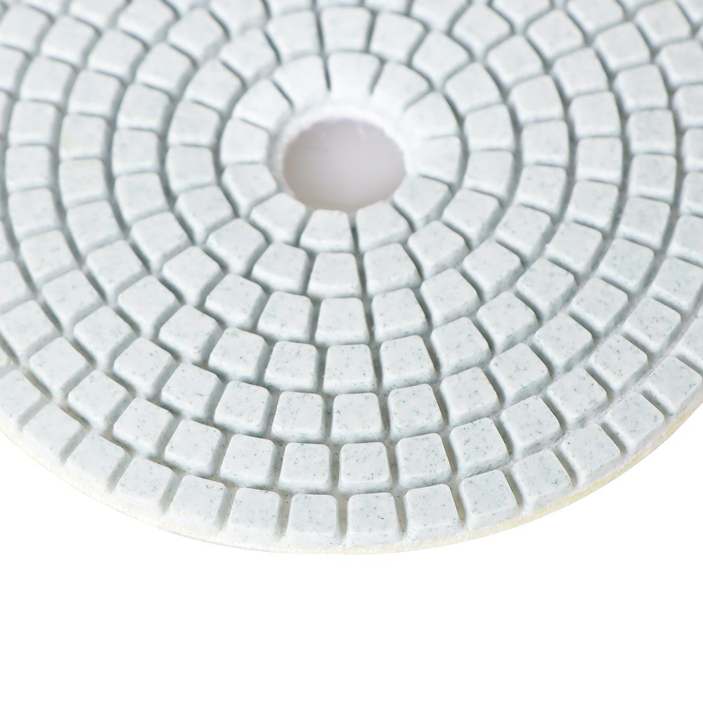 4 Inch Diamond Polishing Pad Set 12 Piece Wet Dry for Granite Concrete Marble