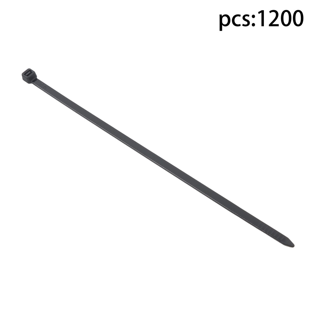 Black Nylon Cable Ties 8 Inch 1200 Pack 65 lb