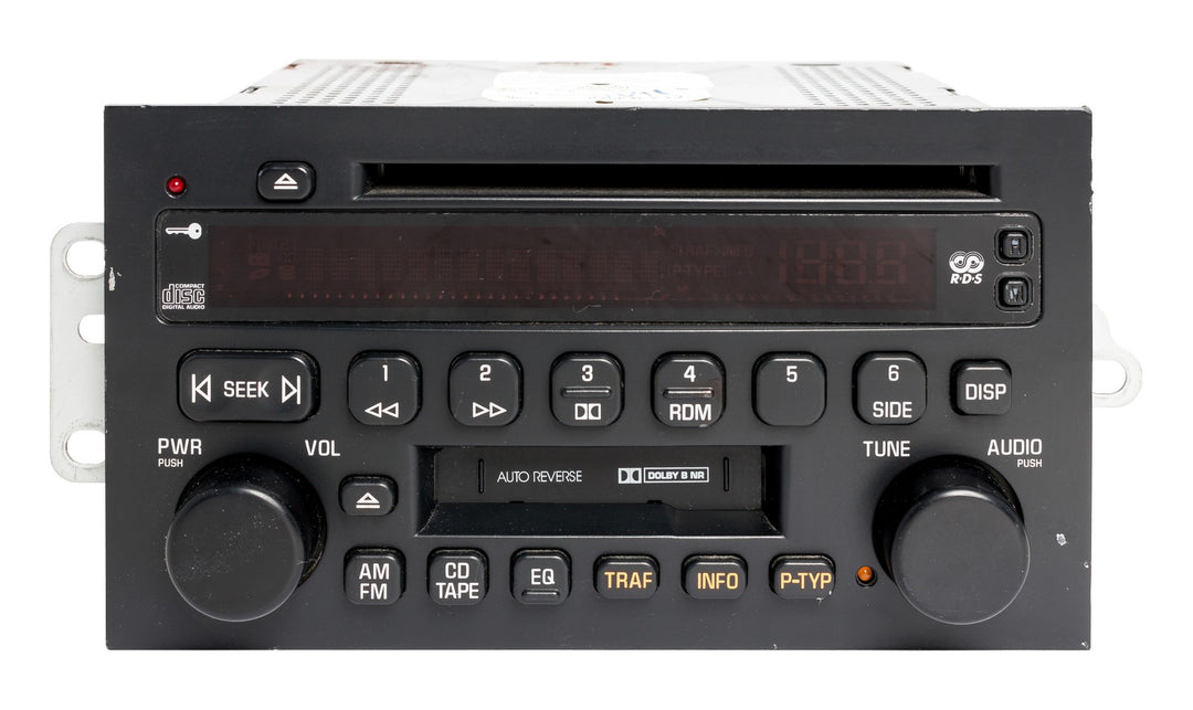 2002-2003 Buick Rendezvous OEM AM/FM Cassette CD Player Radio 10319242 Option U1Q - product image