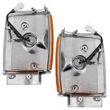 Park/Signal/Side Marker For 1987-1988 Pickup 4WD Fender Mounted Chrome Trim Set 6223-0095LR - product image