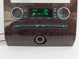2007-2014 Ford Expedition Audio Radio AC Air Climate Control Bezel Woodgrain OEM AL14-18C612-BB - product image