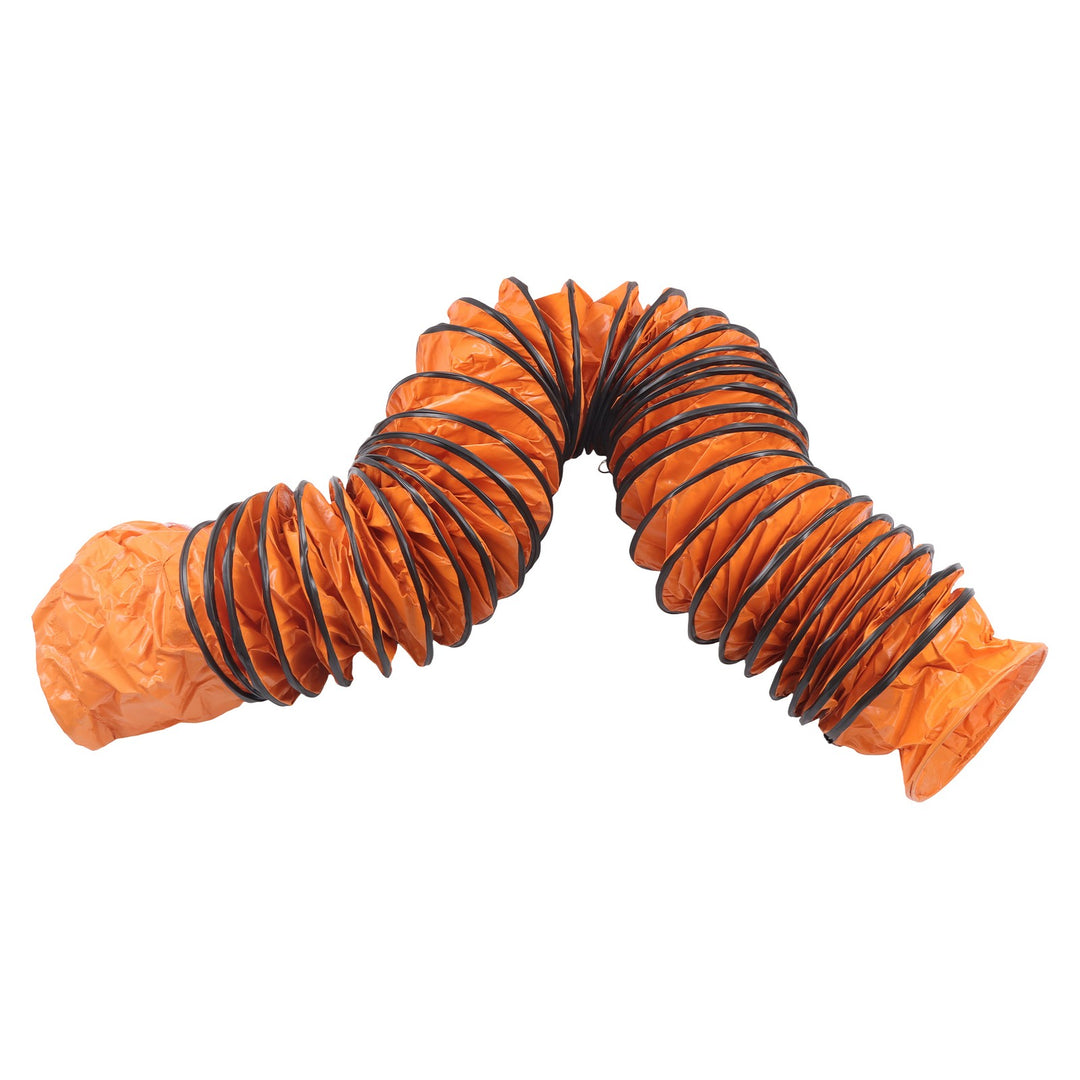 Flexible PVC Duct Hose 10 Inch x 25 ft Flame Retardant for Ventilation Fans