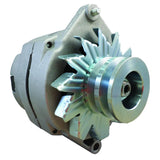 Alternator For Chevy & Tractors 10SI 1-Wire One Wire with 2 Groove Pulley 63 PP7127-SEN-2G – front view