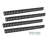 5 Ft E-Track Tie Down Rail 4 Pack for Trailers Trucks and Vans