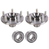 Front Wheel Hub and Bearing Kit for 2009-2013 Mazda 6 3.7L