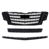 Silver Gray Front Grille with Hood Trim for 2015-2020 Cadillac Escalade 22956470