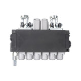 Hydraulic Directional Control Valve 6 Spool 11 GPM with 4 Joysticks