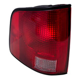 Tail Light For 1994-2004 S10 Black Edge Left 5978195 1994-2004 Sonoma GM2800124 1222-0012L - product image