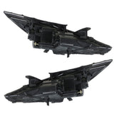 Chrome Halogen Projector Headlight Pair for 2011-2014 Hyundai Sonata