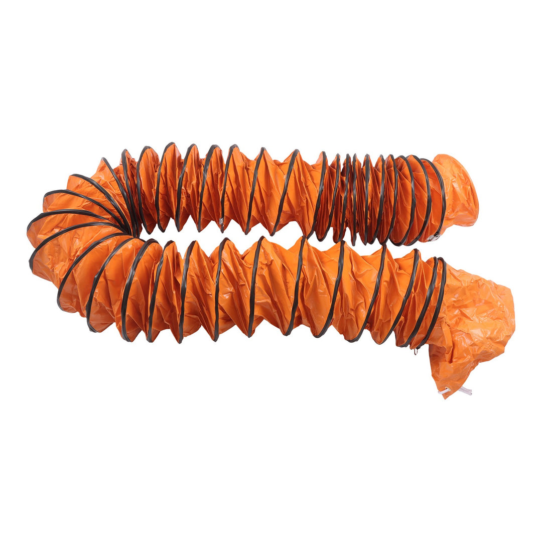 Flexible PVC Duct Hose 10 Inch x 25 ft Flame Retardant for Ventilation Fans