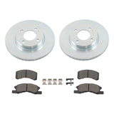 Front Brake Rotors and Ceramic Pads for 2017-2022 Mitsubishi Mirage G4 1.2L