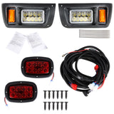 LED Headlight and Tail Light Kit for 1993-Up Club Car DS Golf Carts