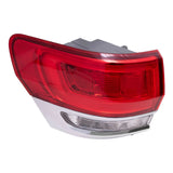 Tail Light for 2014-2021 Grand Cherokee Chrome Body Mount without Platinum Insert 2222-3565L - product image