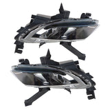 Black Housing Front Fog Light Pair for 2016-2019 Nissan Maxima 261504RA0B