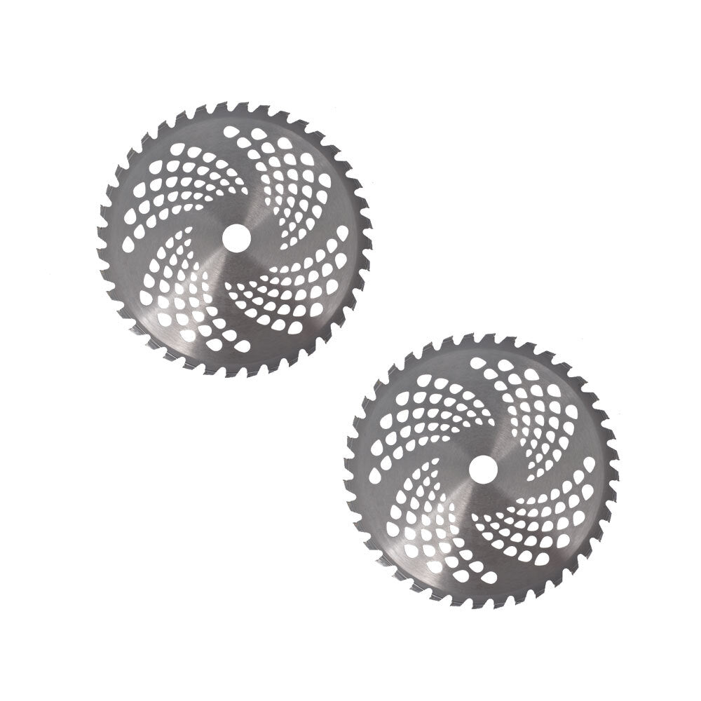 10 Inch 40 Tooth Carbide Tip Brush Cutter Blade 2 Pack