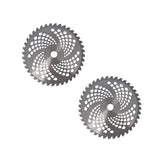 10 Inch 40 Tooth Carbide Tip Brush Cutter Blade 2 Pack