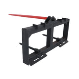 49 Inch Hay Spear Sleeve Attachment for Skid Steer Quick Attach 3000 Lb