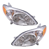 Headlight For 2003-2008 Matrix Set 8111002210 TO2503140 6221-0111LR - product image