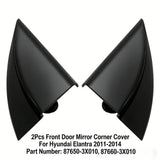 2x Car Front Door Mirror Corner Cover 876503X010 For Hyundai Elantra 2011-2014 – product image