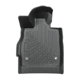 Black TPE Front Floor Liner Set for 2020-2025 Chevrolet Corvette C8