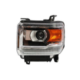 Driver HID Headlight with LED DRL for 2016-2019 GMC Sierra 2500HD 3500HD 84180592 – product image