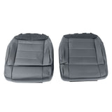 Front Bottom Seat Covers with Foam Cushions for 2007-2012 Jeep Wrangler Black