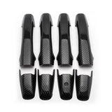ABS Car Carbon Fiber Look Door Handle Cover Trim For Honda Civic 8th Gen 2006-11 – product image 4