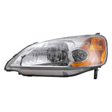 Headlight For 2001-2003 Civic Sedan Left 33151S5AA01 HO2502116 7221-0022L - product image