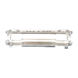 Chrome Split Front Bumper with Sensor Holes for 2023-2024 Ford F-250 F-350 Super Duty