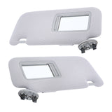 Sun Visor Pair with Mirror Gray for 2009-2013 Toyota Corolla