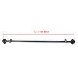 Trailer Axle Kit 2000 lb 4 on 4 Inch 72 Inch Hub Face with U-Bolts