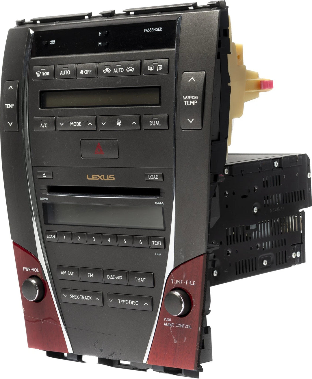 2007-09 Lexus ES350 AM FM SAT Radio 6 Disc CD Player 86120-33720 Face Code P1807 - product image
