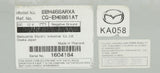 2010 Mazda 3 Radio AM FM MP3 6 Disc CD Receiver with Satellite BBM466ARXA - product image