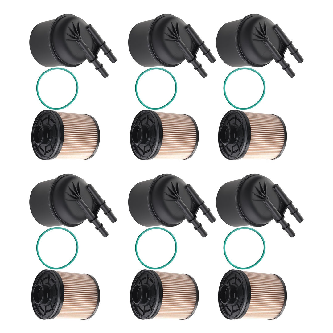 Diesel Fuel Filters for 2011-2015 Ford F-250 F-350 F-450 Super Duty 6.7L, 6 Pack BC3Z-9N184-B
